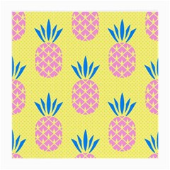 Summer Pineapple Seamless Pattern Medium Glasses Cloth (2 Sides)