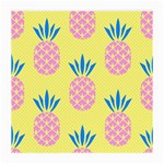 Summer Pineapple Seamless Pattern Medium Glasses Cloth (2 Sides) Back