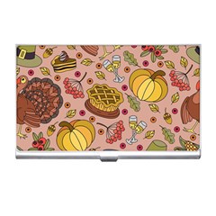 Thanksgiving Pattern Business Card Holder
