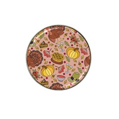 Thanksgiving Pattern Hat Clip Ball Marker