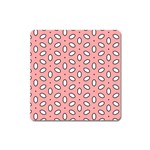 Pink Background Texture Square Magnet Front