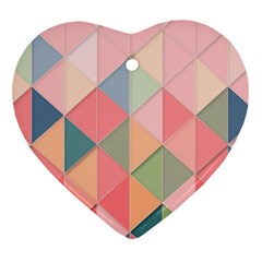 Background Geometric Triangle Ornament (heart) by Sapixe