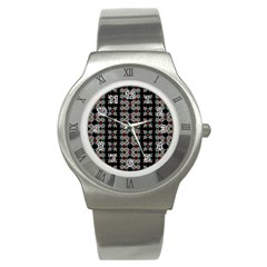 Illustrations Texture Stainless Steel Watch by Mariart