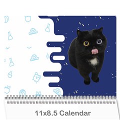 Black Cat 2025 Cal Wall Calendar 11 X 8 5 (12-months)