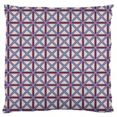 Df Donos Grid Large Flano Cushion Case (one Side)