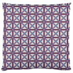 DF Donos Grid Large Flano Cushion Case (One Side) Front