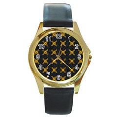 Df Ikonos Quanika Round Gold Metal Watch
