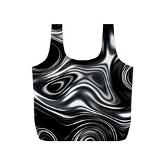 Wave Abstract Lines Full Print Recycle Bag (s) by HermanTelo