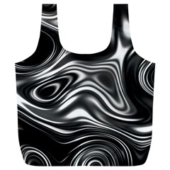 Wave Abstract Lines Full Print Recycle Bag (xl) by HermanTelo