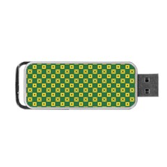 Df Green Domino Portable Usb Flash (one Side) by deformigo