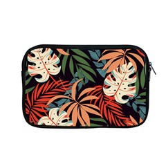 Fashionable Seamless Tropical Pattern With Bright Pink Yellow Plants Leaves Apple Macbook Pro 13  Zipper Case