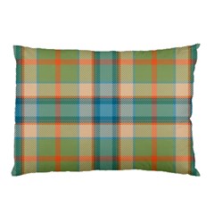 Tartan Scotland Seamless Plaid Pattern Vintage Check Color Square Geometric Texture Pillow Case