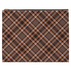 Tartan Scotland Seamless Plaid Pattern Vintage Check Color Square Geometric Texture Cosmetic Bag (xxxl) by Wegoenart