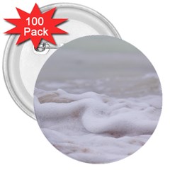 Ocean Seafoam 3  Buttons (100 Pack) 