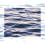 Ocean at Dusk Deluxe Canvas 14  x 11  (Stretched) 14  x 11  x 1.5  Stretched Canvas