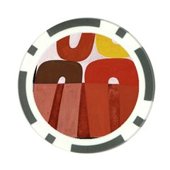 Sophie Taeuber Arp, Composition À Motifs D arceaux Ou Composition Horizontale Verticale Poker Chip Card Guard (10 Pack)