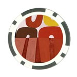 Sophie Taeuber Arp, Composition à Motifs D arceaux Ou Composition Horizontale Verticale Poker Chip Card Guard (10 pack) Back