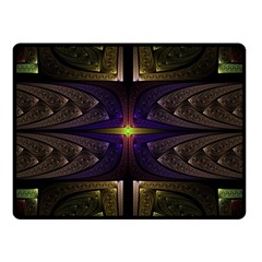 Fractal Fantasy Design Texture Double Sided Fleece Blanket (small) 