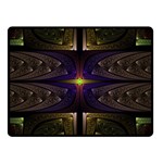 Fractal Fantasy Design Texture Double Sided Fleece Blanket (Small)  45 x34  Blanket Back