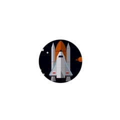 Rocket Space Universe Spaceship 1  Mini Buttons
