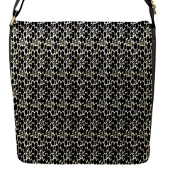 Digital Illusion Flap Closure Messenger Bag (s)