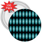 Mandala Pattern 3  Buttons (100 pack)  Front
