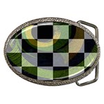 Circle Checks Belt Buckles Front