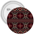 Ukrainian Folk Seamless Pattern Ornament 3  Buttons Front