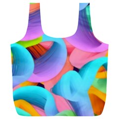 3d Color Swings Full Print Recycle Bag (xxl) by Sparkle