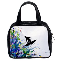 Nature Surfing Classic Handbag (two Sides) by Sparkle
