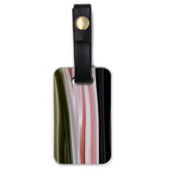 Satin Strips Luggage Tag (one Side)