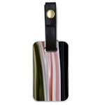Satin Strips Luggage Tag (one side) Front