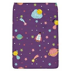 Space Travels Seamless Pattern Vector Cartoon Removable Flap Cover (l)