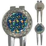 Brazil Musical Instruments Seamless Carnival Pattern 3-in-1 Golf Divots Front