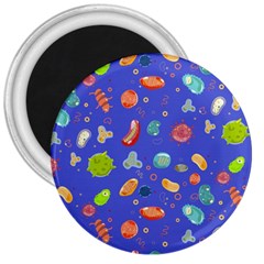 Virus Seamless Pattern 3  Magnets