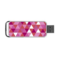 Lesbian Pride Alternating Triangles Portable Usb Flash (one Side)