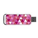 Lesbian Pride Alternating Triangles Portable USB Flash (One Side) Front