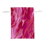 Lesbian Pride Abstract Smokey Shapes Lightweight Drawstring Pouch (M) Back