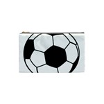 Soccer Lovers Gift Cosmetic Bag (Small) Front