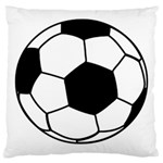 Soccer Lovers Gift Large Cushion Case (Two Sides) Back