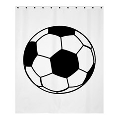 Soccer Lovers Gift Shower Curtain 60  X 72  (medium)  by ChezDeesTees