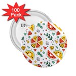 Seamless-hipster-pattern-with-watermelons-mint-geometric-figures 2.25  Buttons (100 pack)  Front