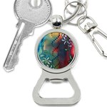 Flower Dna Bottle Opener Key Chain Front