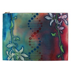 Flower Dna Cosmetic Bag (xxl) by RobLilly