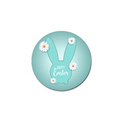 Easter Bunny Cutout Background 2402 Golf Ball Marker by catchydesignhill