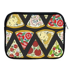 Vector Seamless Pattern With Italian Pizza Top View Apple Ipad 2/3/4 Zipper Cases by BangZart