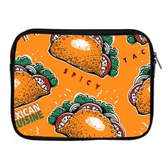 Seamless Pattern With Taco Apple Ipad 2/3/4 Zipper Cases by BangZart