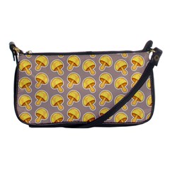 Yellow Mushroom Pattern Shoulder Clutch Bag by BangZart