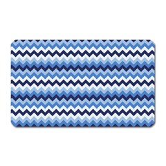 Zigzag Pattern Seamless Zig Zag Background Color Magnet (rectangular)