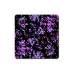 Abstract Intricate Texture Print Square Magnet Front